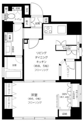 ディ・レジデンセス銀座東の物件間取画像